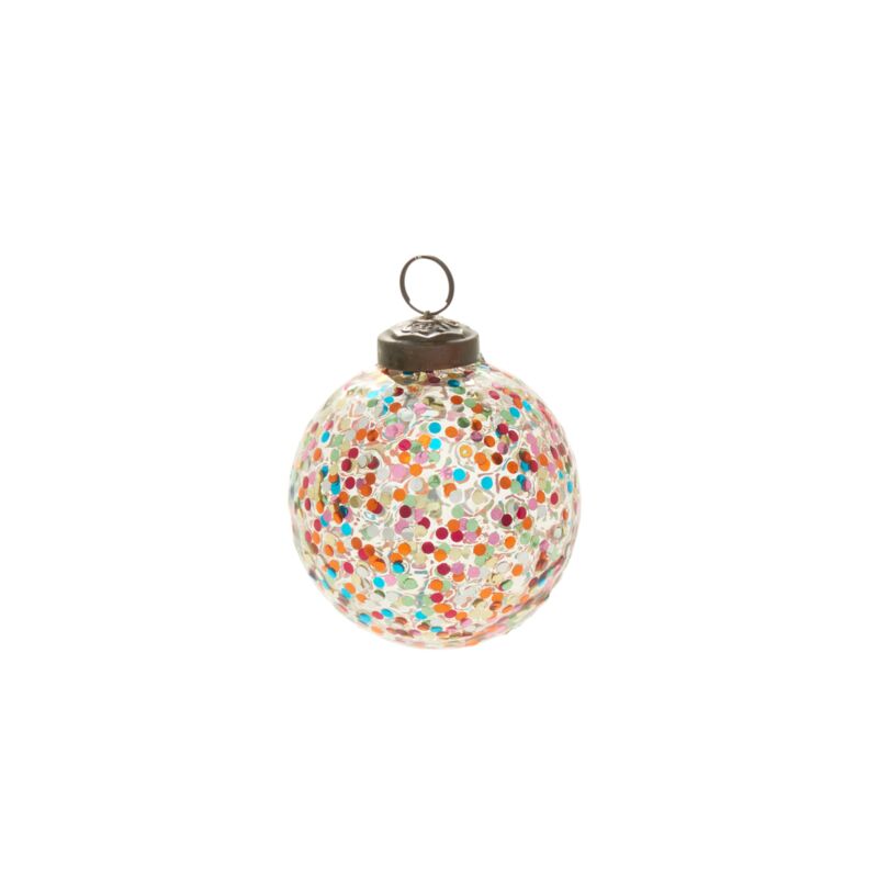 Rainbow Glitter Ornaments