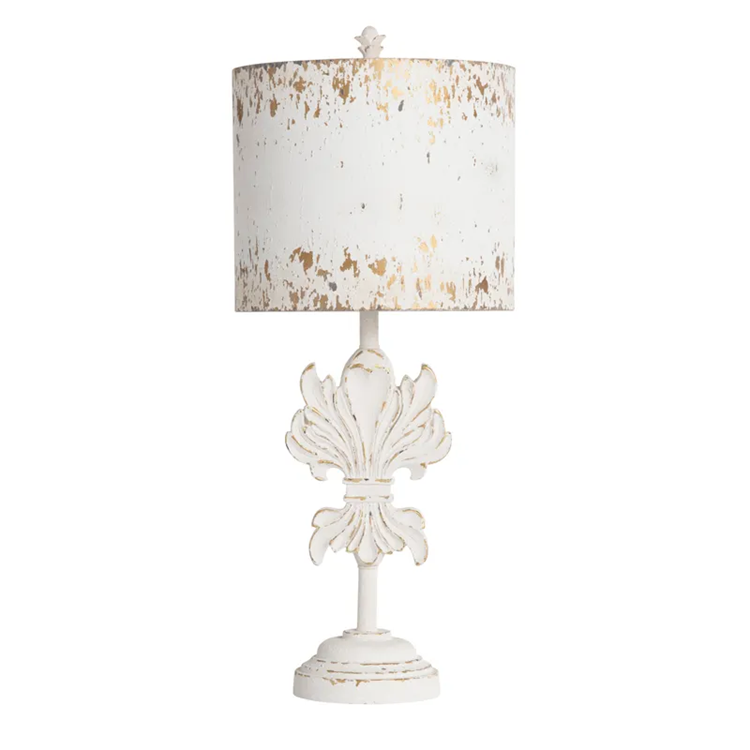 French Lefleur Table Lamps Set/2